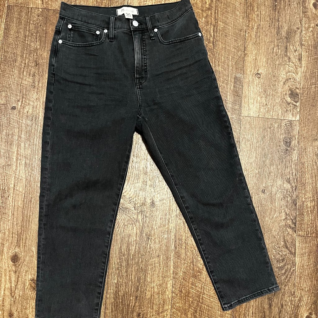 Brand New Madewell Classic Straight Jeans In Lunar Wash
